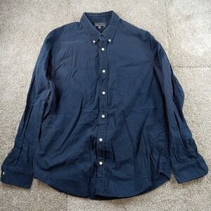 Vince Shirt Mens XL Blue‎ Textured Micro Stripe Solid 100% Cotton Button Down